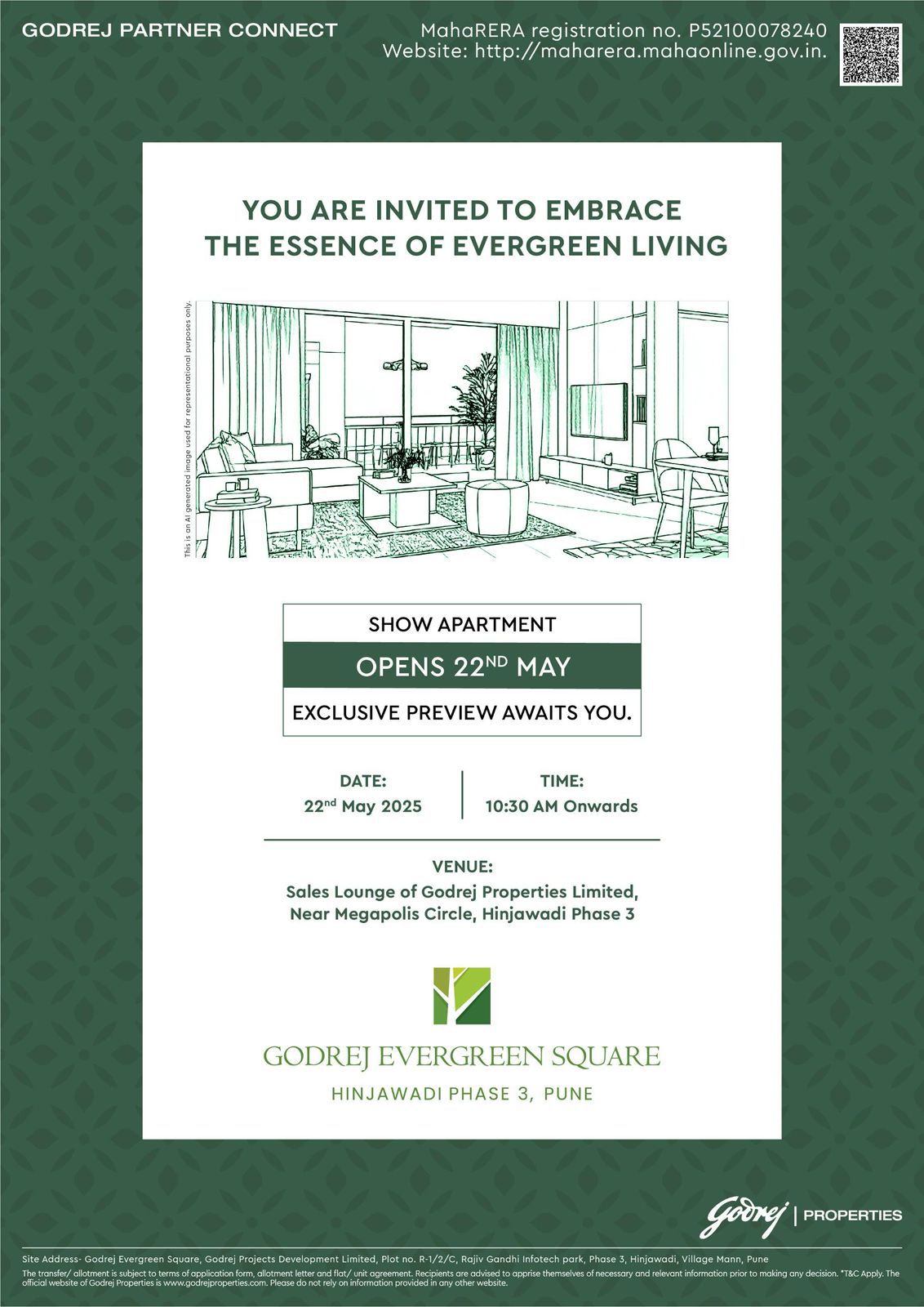 Exclusive Preview of Godrej Evergreen Square, Opens May 22, Hinjawadi, Pune Update