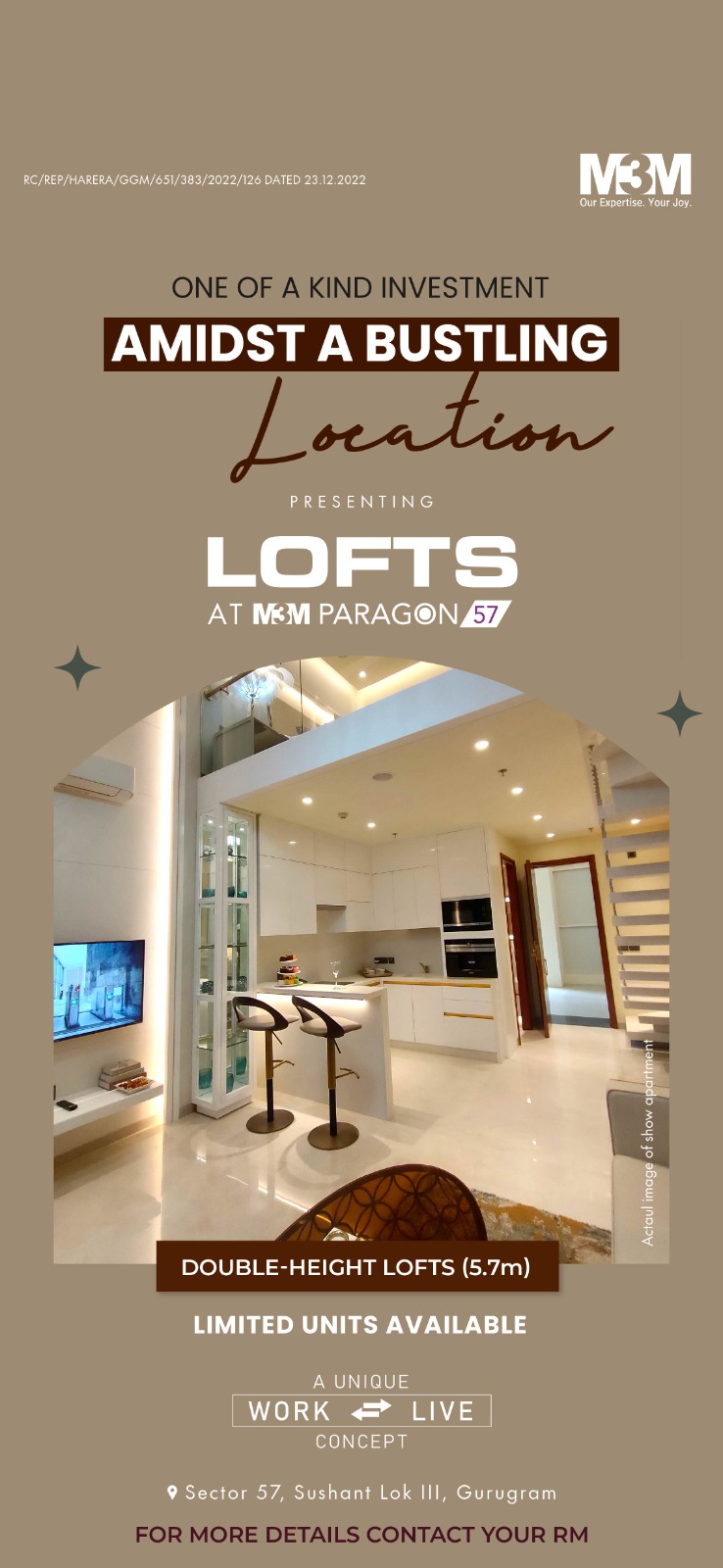 Limited units available at M3M Paragon in sector 57, Gurgaon Update