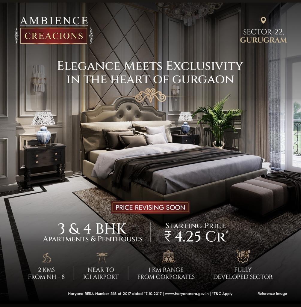 Ambience Creacions: A Symphony of Luxury in Sector 22, Gurugram Update