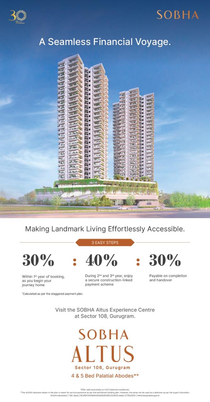 Experience Luxurious Living at Sobha Altus, Sector 106, Gurugram Update