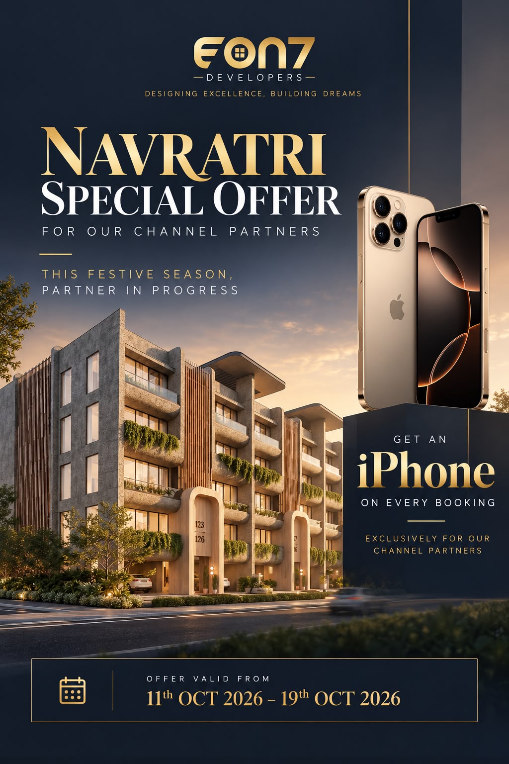 Grab Your Navratri Special Offer with Eon7 Developers! || Exclusive iPhone Offer for Channel Partners || Limited Time Navratri Special Offer Update