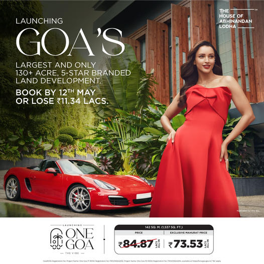 Discover Luxury at One Goa: Goa’s First and Largest 5-Star Branded Land Development Update