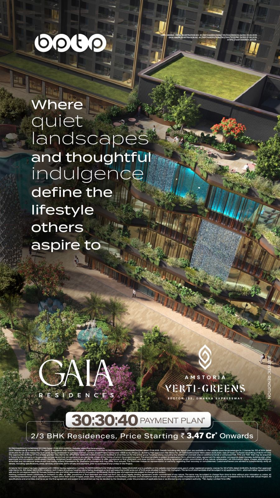 Explore Luxurious Living with Gaia Residences by BPTP - Starting at ₹3.47Cr, Gurgaon Update