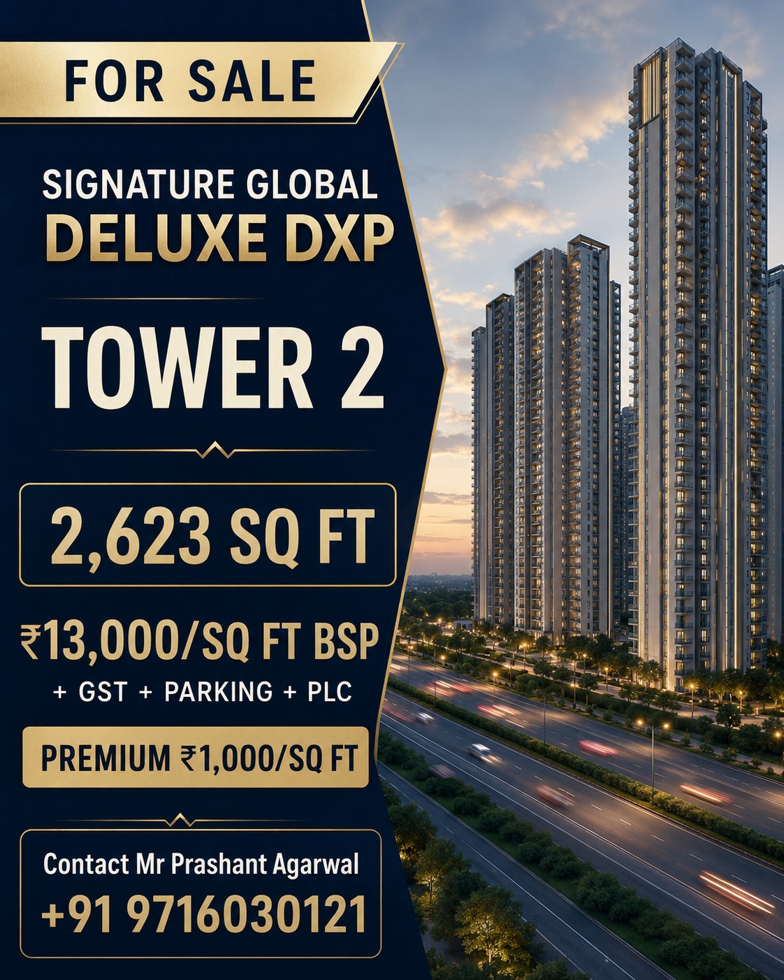 Exclusive Offer on Tower 2 at Signature Global DeLuxe DXP || Discover Your New Home Today! || Secure Your Place in Tower 2 Now! Update