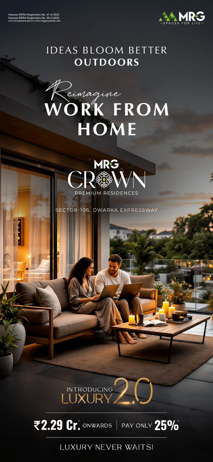 MRG Crown Luxury Residences Starting at ₹2.29 Cr in Sector-106 Gurgaon Update
