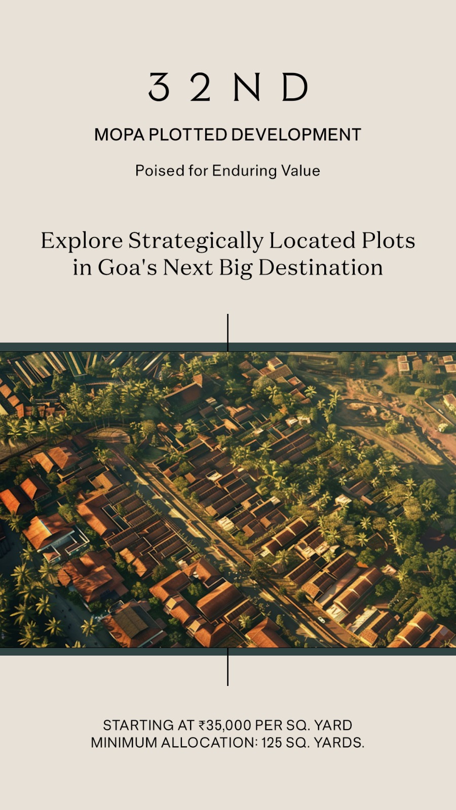 Discover Your Dream Plot at 32nd, Mopa Plotted Development, Goa Update