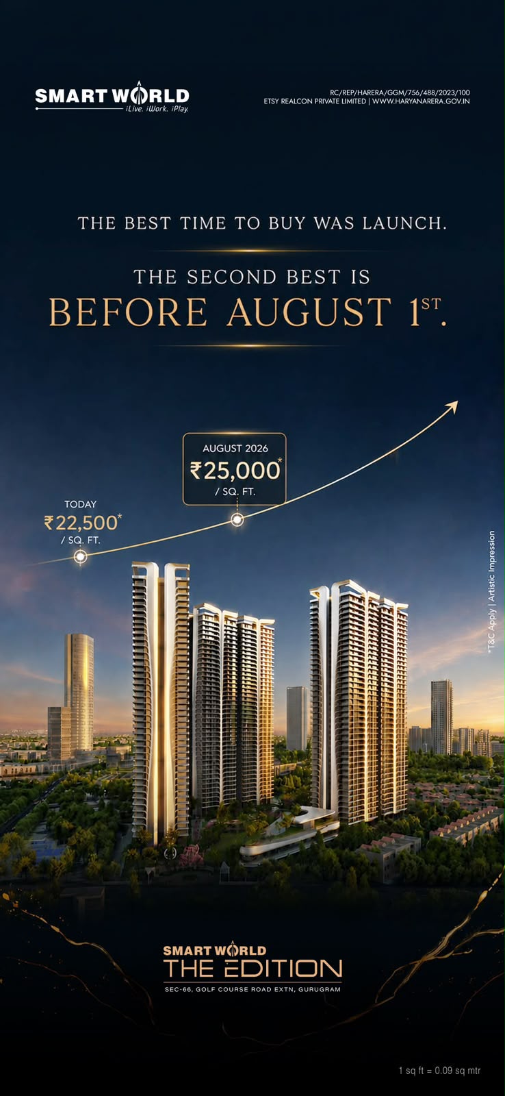 Invest in Smart World The Edition Now || Price Alert: Buy Before August 1st || Secure Your Luxury Space Today Update