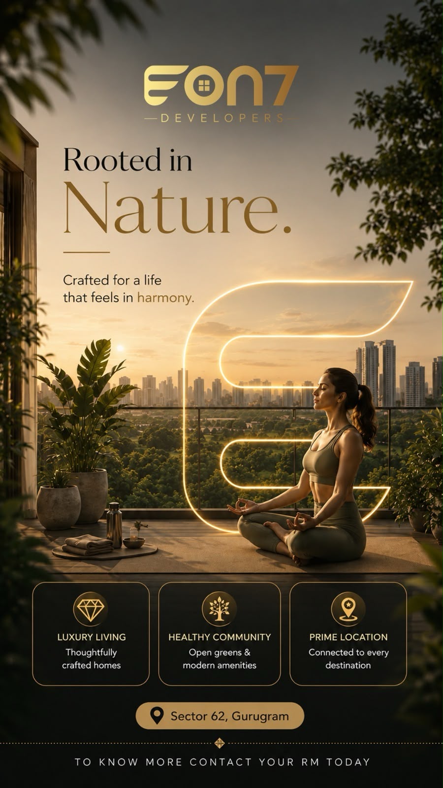 Embrace Nature-Inspired Living in Gurugram || Discover Harmony at Sector 62 || Luxury Living Awaits with Eon7 Developers photo 1