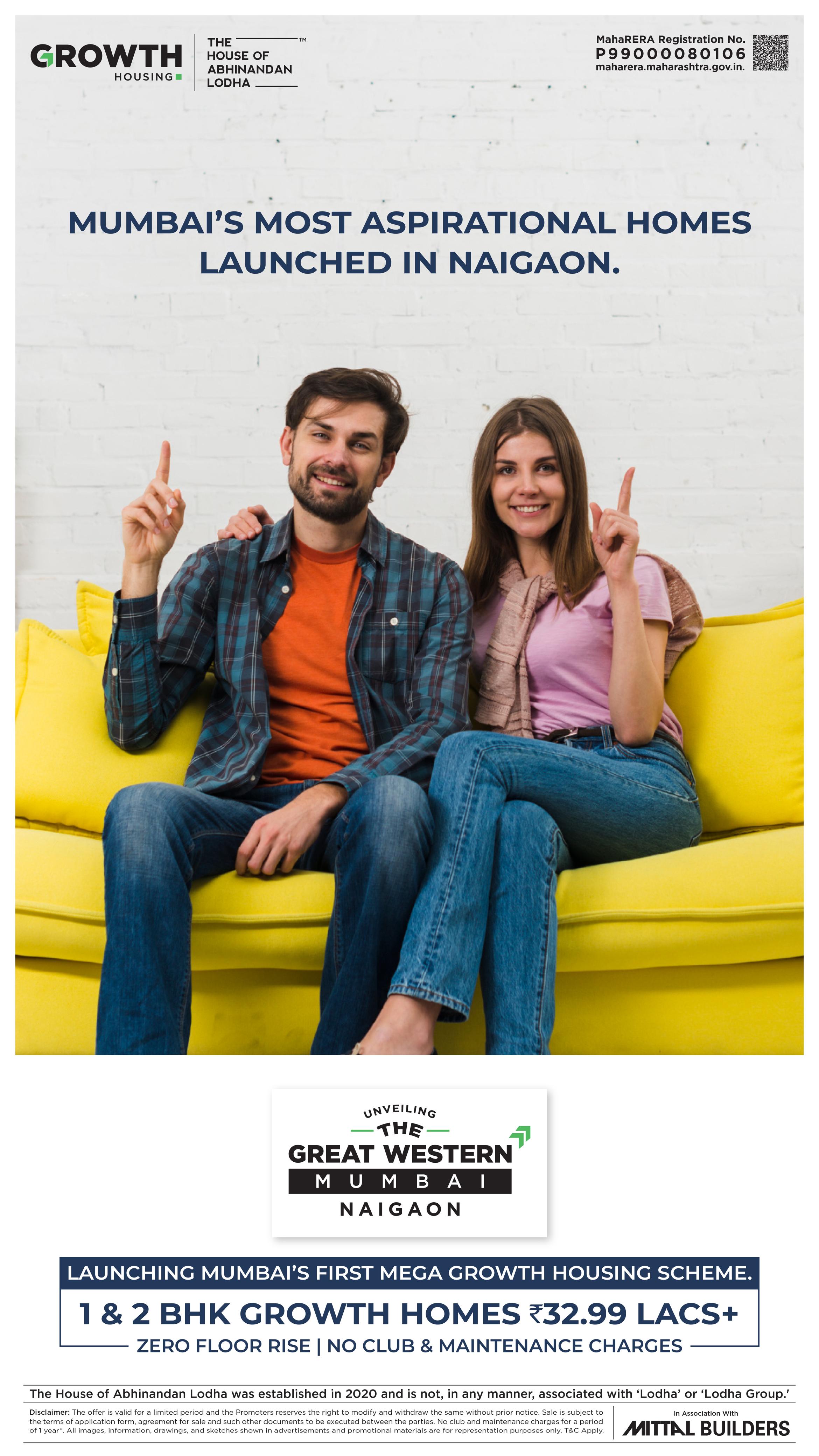 Discover The Great Western in Naigaon Starting from ₹32.99 Lacs, by Growth Housing Update