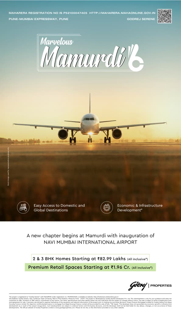 Discover Godrej Serene at Marvelous Mamurdi - Homes from ₹82.99 Lakhs! Update