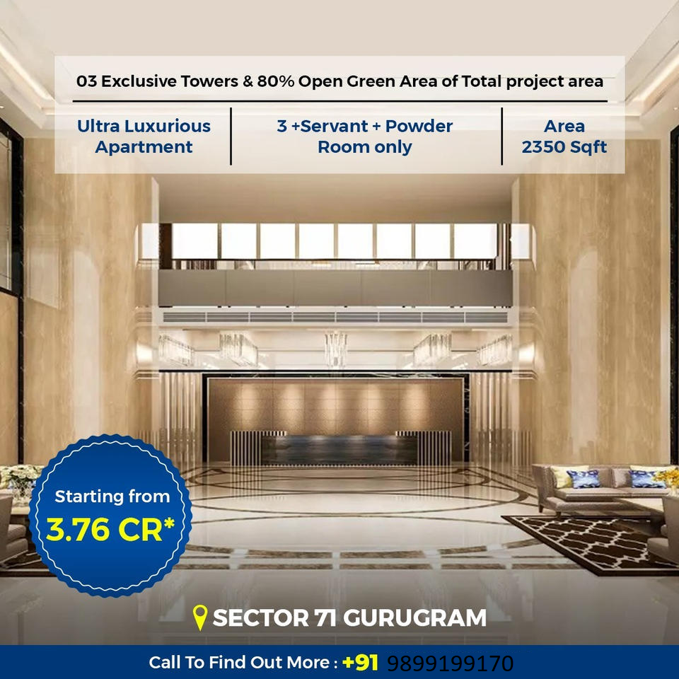 Luxurious Living at Elite Residences: Experience Elegance in Sector 71 Gurugram Update