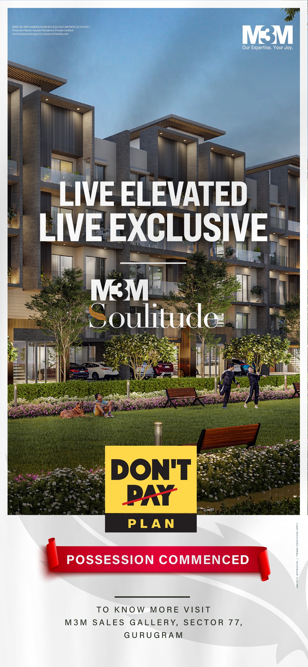 M3M Soulitude, Possession Commenced, Sector 77, Gurugram Update