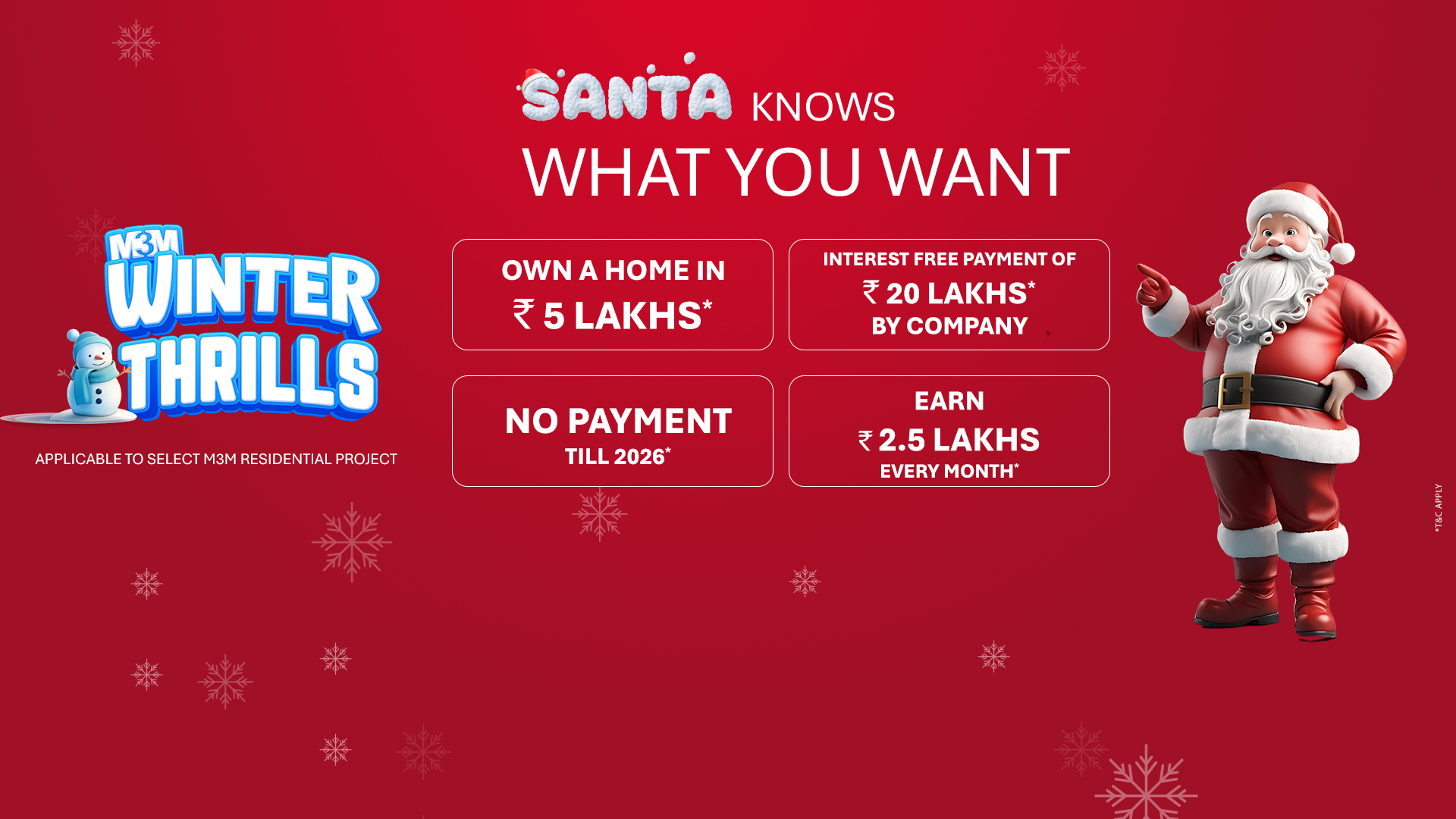 M3M Winter Thrills: Own a Home Now in Select M3M Projects, Gurgaon Update
