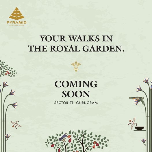 Pyramid's Majestic Retreat: Serene Royal Garden Walks Await in Sector 71, Gurugram Update