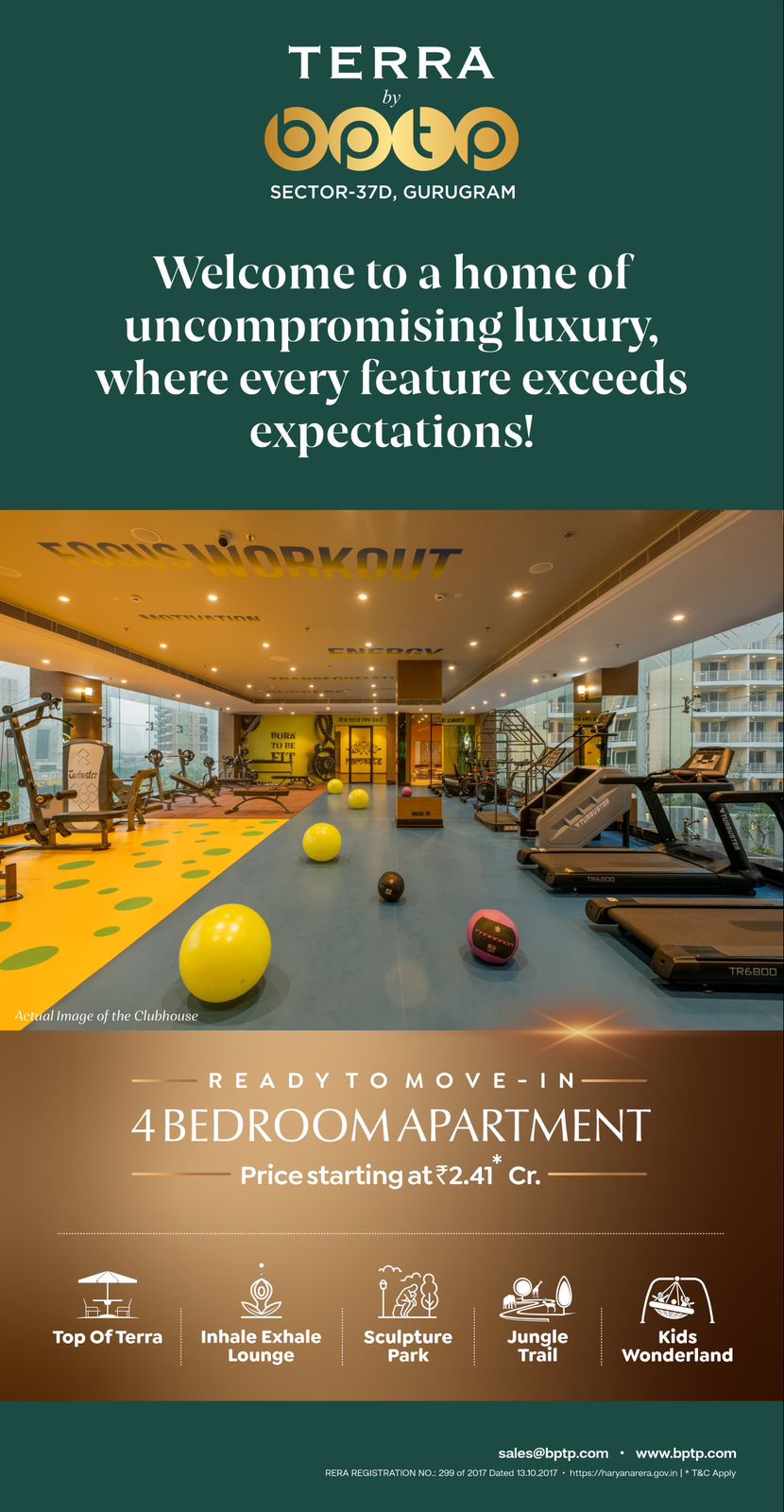 Luxury Redefined: TERRA by BPTP's 4-Bedroom Apartments in Sector-37D, Gurugram Update