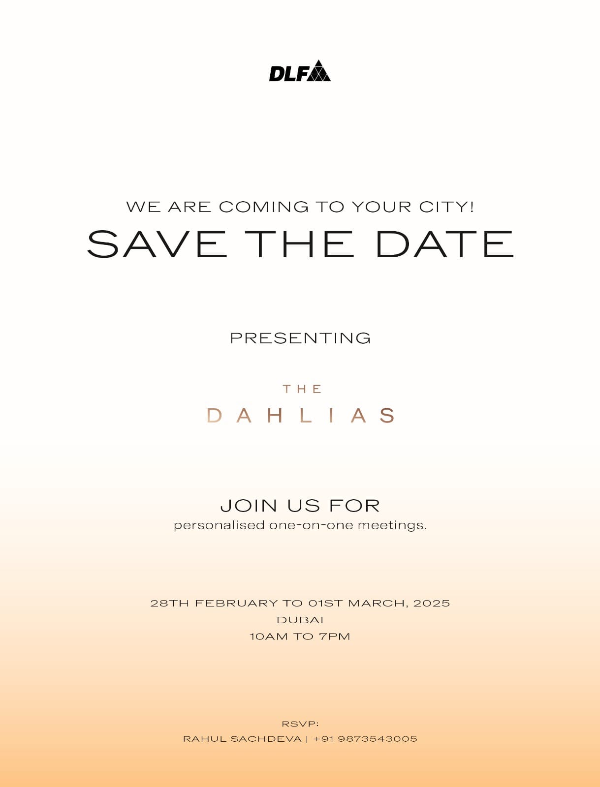 Join Us for The Dahlias by DLF in Dubai, Feb 28 - Mar 1! Update