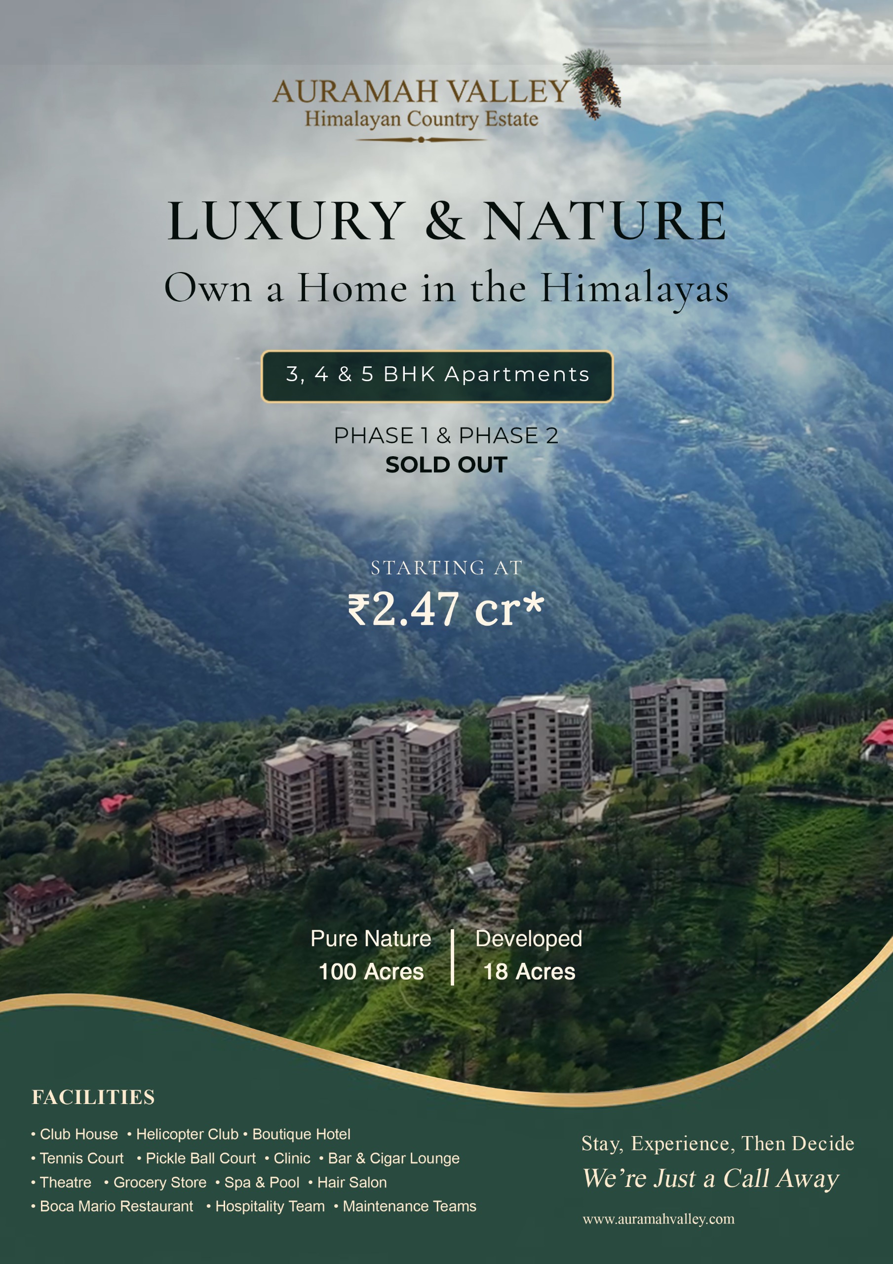 Experience Luxury in the Himalayas || Own a 3, 4, or 5 BHK in Auramah Valley || Phase 3 Now Available Update