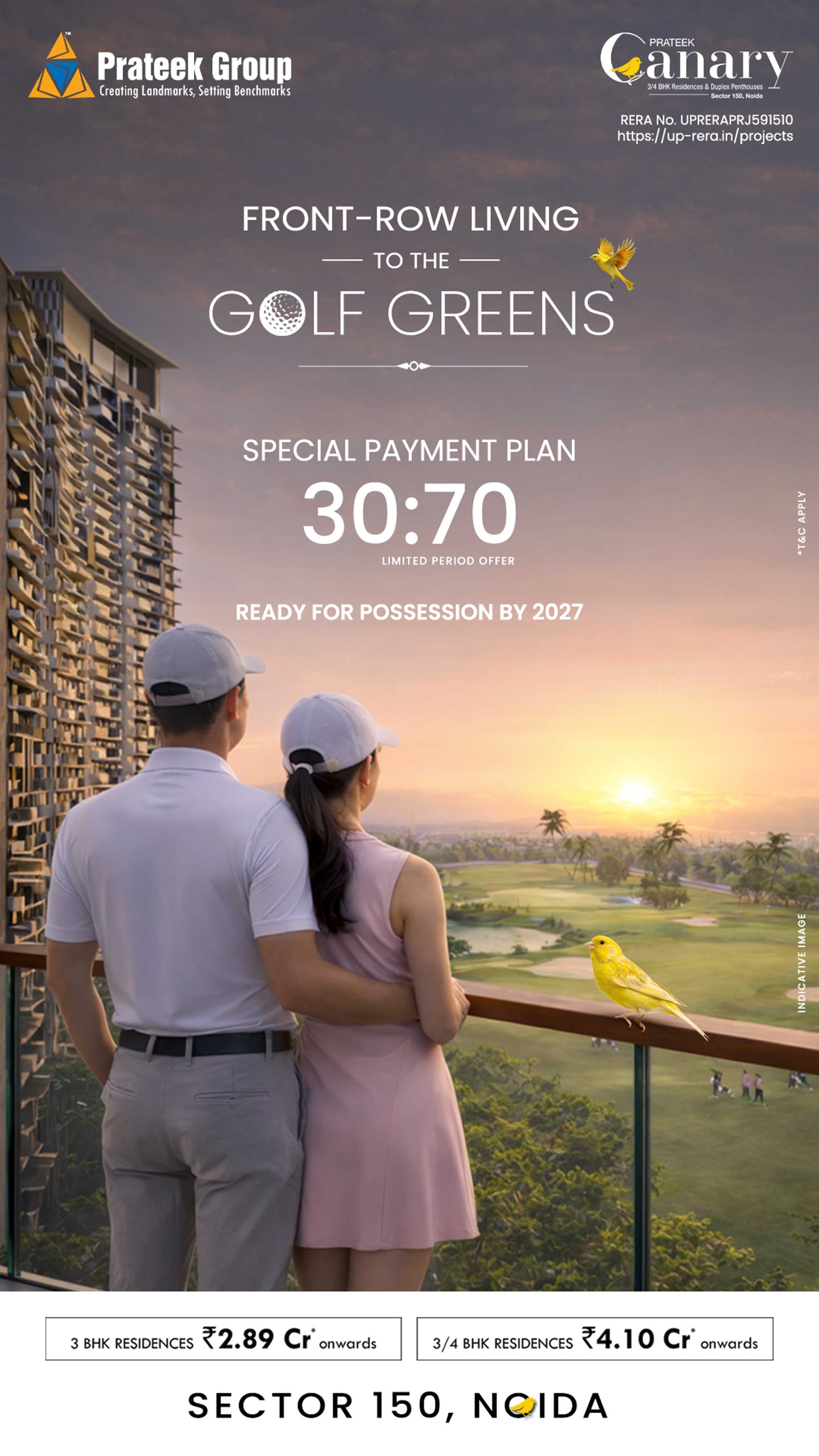 Explore Luxurious Living at Prateek Canary, Sector 150, Noida - Prices Starting from ₹2.89 Cr Update