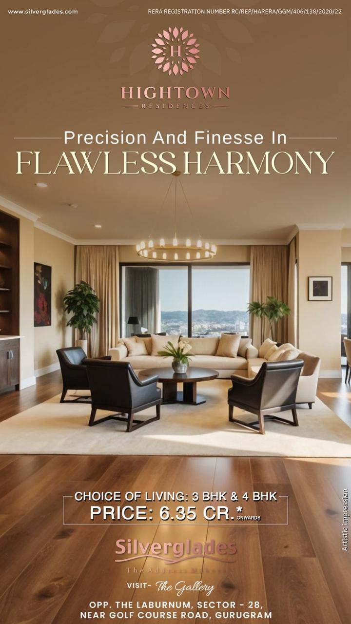Discover Luxury at Silverglades Hightown Residences, Gurugram from 6.35 Cr Update