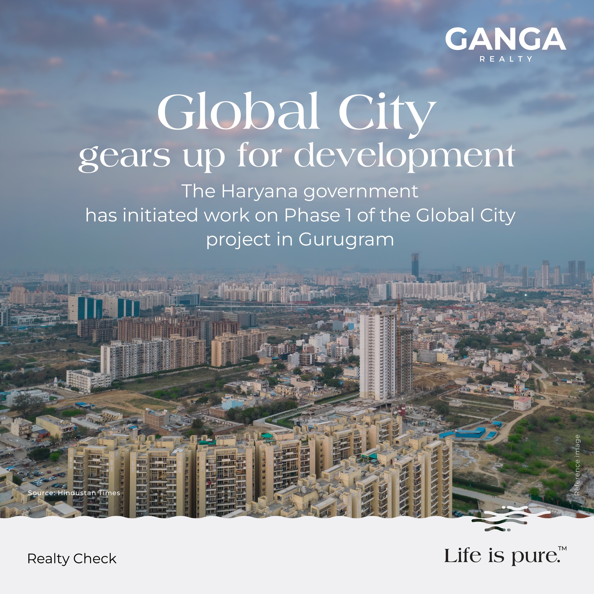 Ganga Realty's Global City Project Initiates Phase 1 Development in Gurugram Update