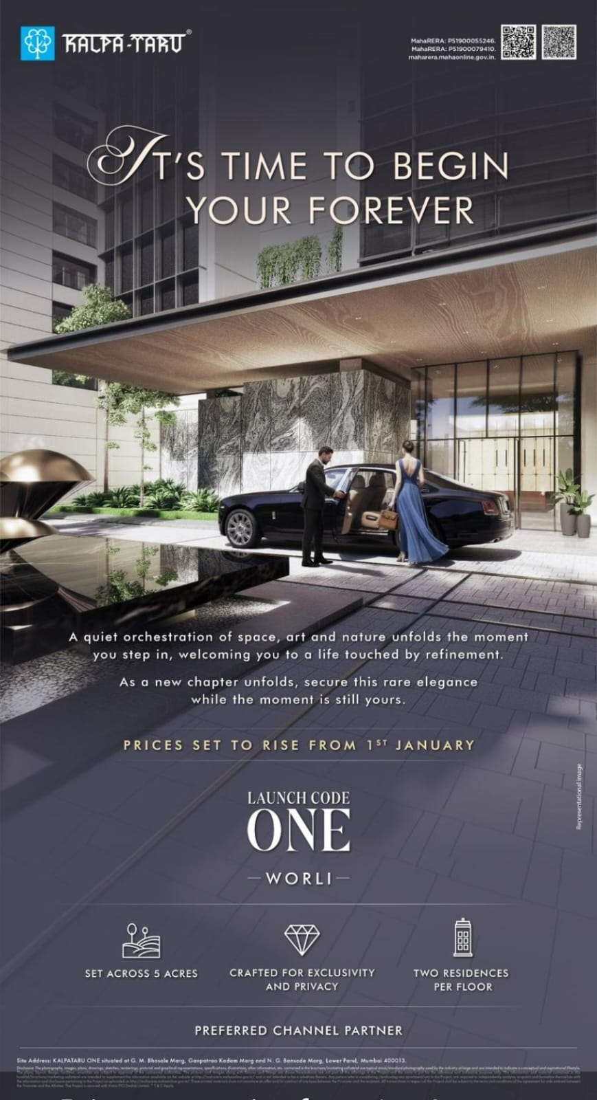 Secure Your Luxury at Kalpataru ONE, Worli - Prices Rise Soon! Update