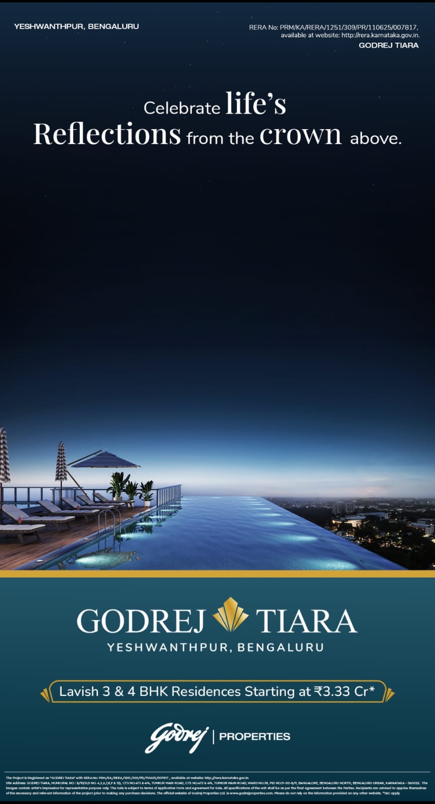Discover Luxury at Godrej Tiara, Yeshwanthpur - Lavish Residences Starting at ₹3.33 Cr Update