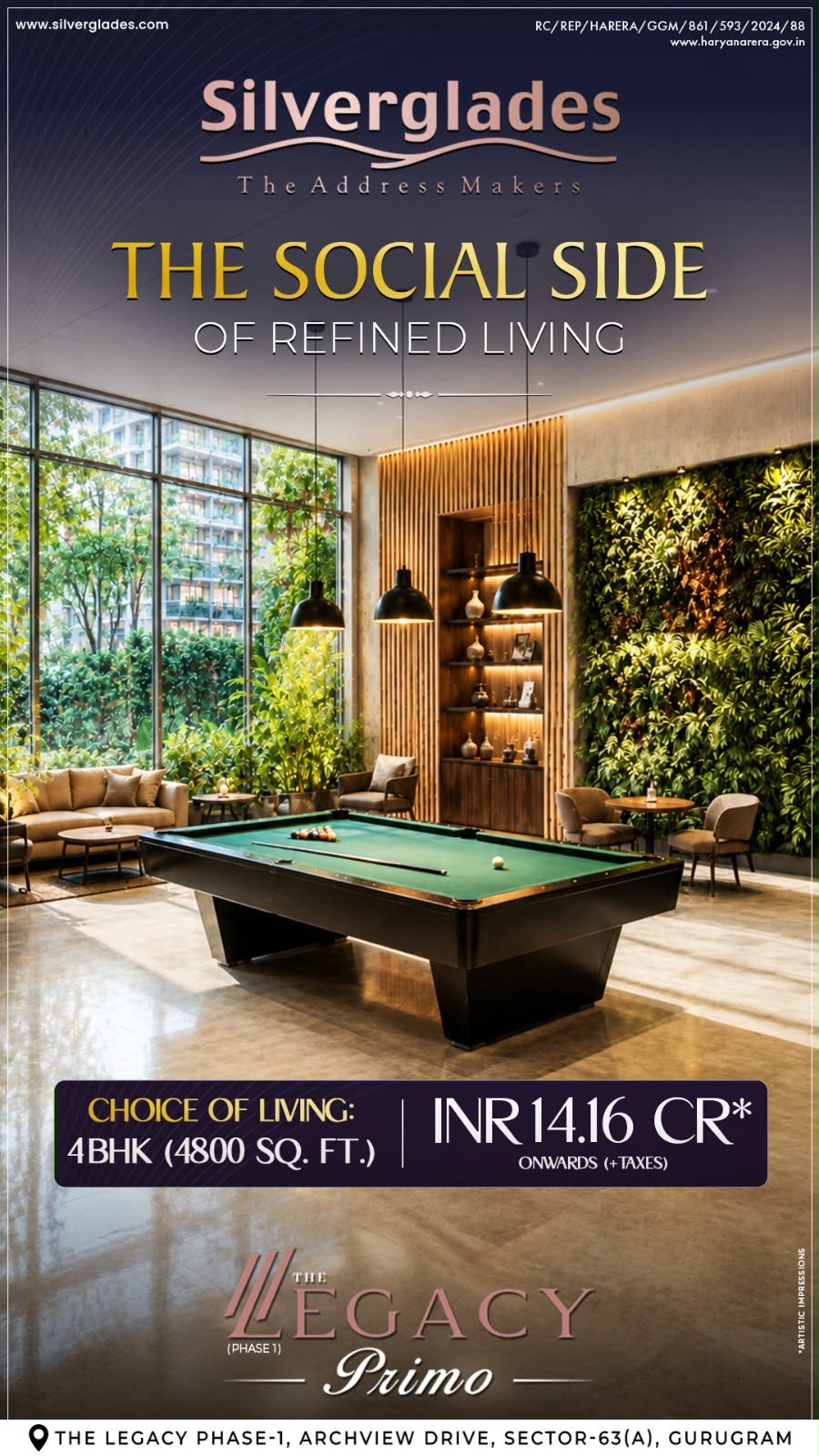 Discover the Luxury of Silverglades || Explore Legacy Primo 4BHK Apartments || Experience Refined Living in Gurugram Update