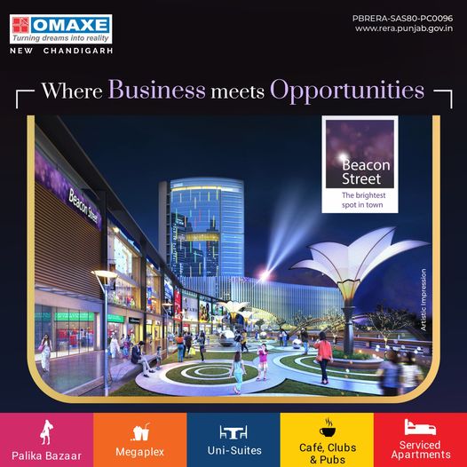 Omaxe Beacon Street: A New Epoch of Commercial Real Estate in New Chandigarh Update