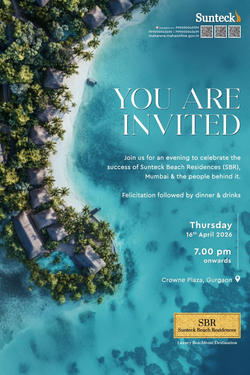 Join Us for an Exclusive Evening || Celebrate Sunteck Beach Residences' Success || Invitation to a Night of Recognition Update