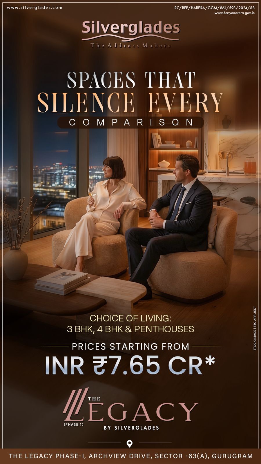 Explore Luxury Living at The Legacy by Silverglades || Discover Your New Home in Gurugram || Luxury Apartments Starting at ₹7.65 Cr Update