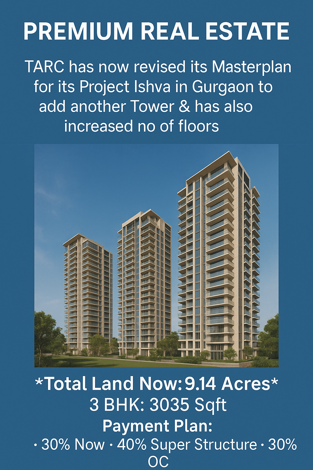 Discover Luxurious Living at TARC Ishva, Gurgaon! Update