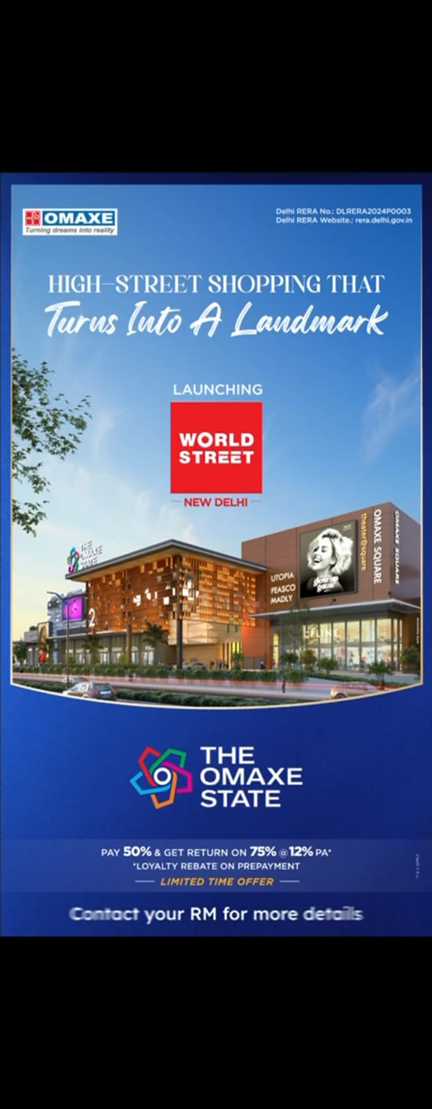 Launch of World Street at The Omaxe State, New Delhi Update