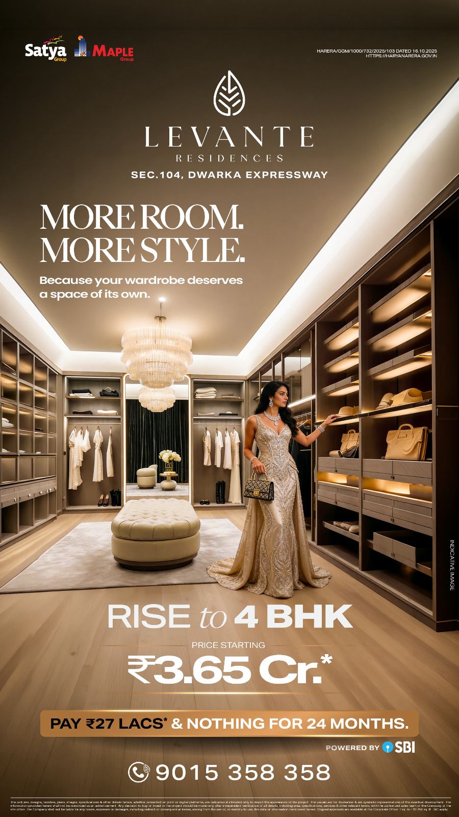 Explore Luxury at Levante Residences || Discover 4 BHK at ₹3.65 Cr* || Pay ₹27 Lacs & Relax for 24 Months Update