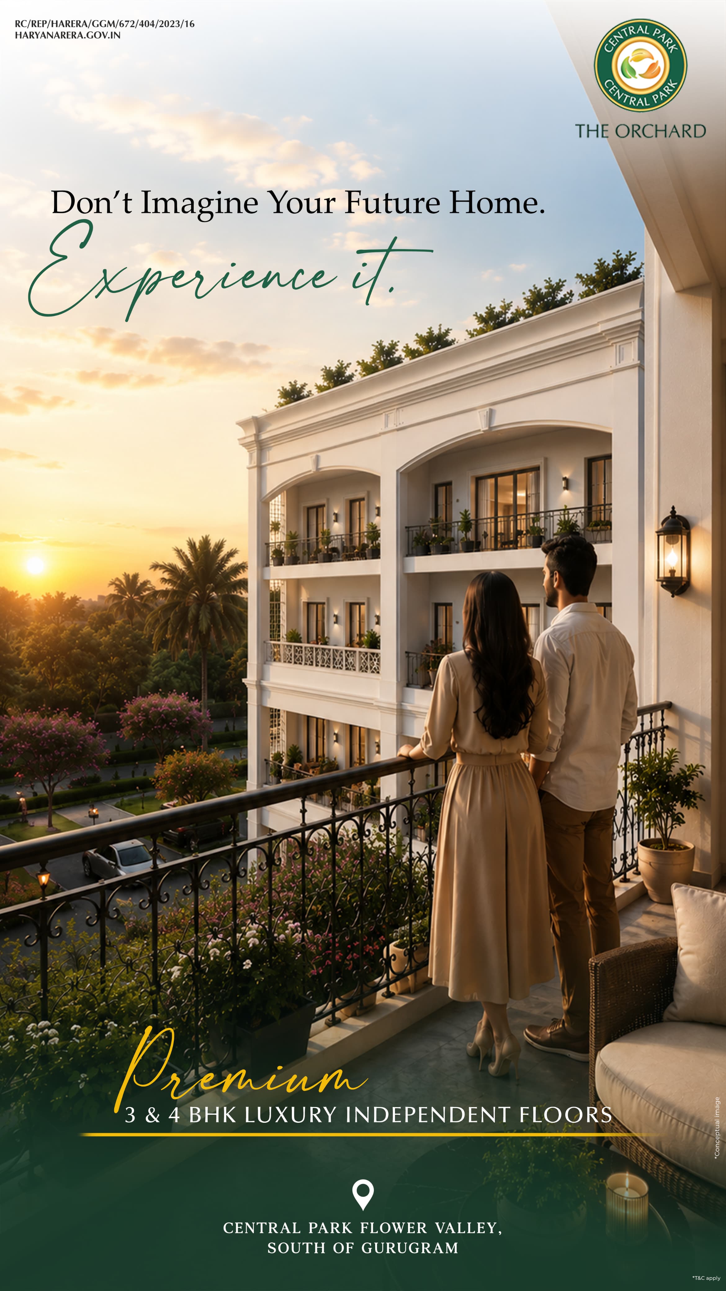 Discover Premium Living in Gurugram || Experience Luxury at The Orchard || Explore 3 & 4 BHK Floors Now Update