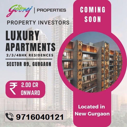 Godrej Properties Announces New Luxury Apartments in Sector 89, New Gurgaon Update