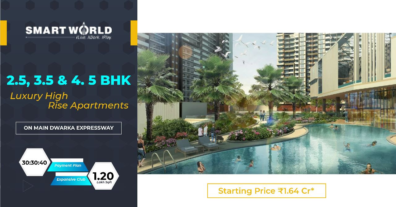 Presenting 2.5, 3.5 & 4.5 BHK luxury home Rs 1.64 Cr at Smart World Gems in Sec 89, Gurgaon Update