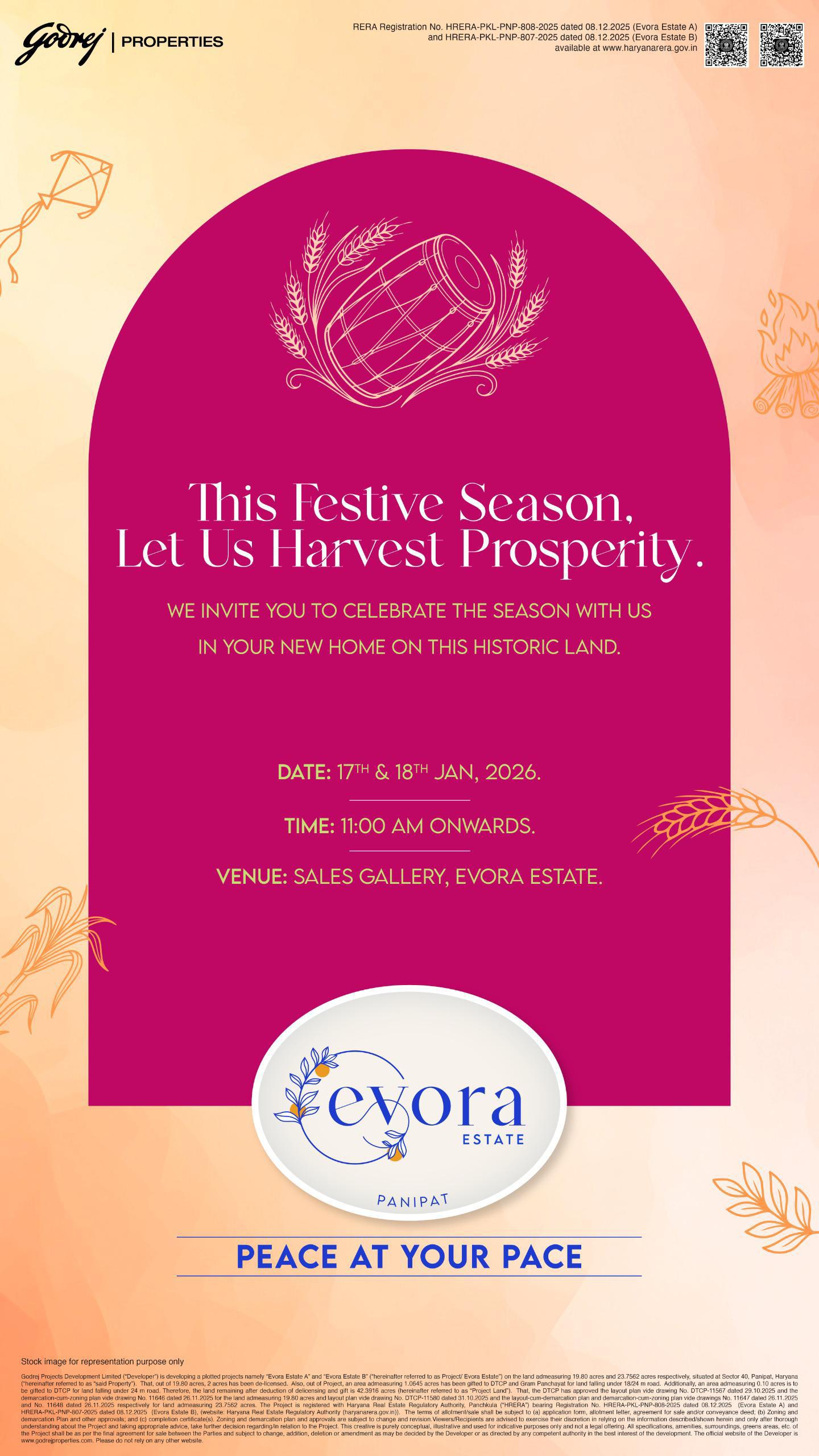 Discover Prosperity at Evora Estate, Panipat - 17th & 18th Jan, 2026 Update