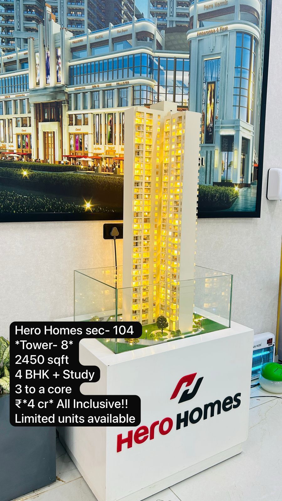 Limited Units at Hero Homes Sec 104 || Discover Luxury Living at Hero Homes || Last Few Units at 4 BHK + Study Update