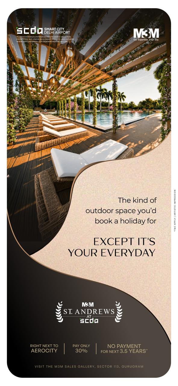 Experience Everyday Luxury at M3M St. Andrews || Pay Just 30% Now, Rest Later || Discover Your Dream Space at M3M photo 1