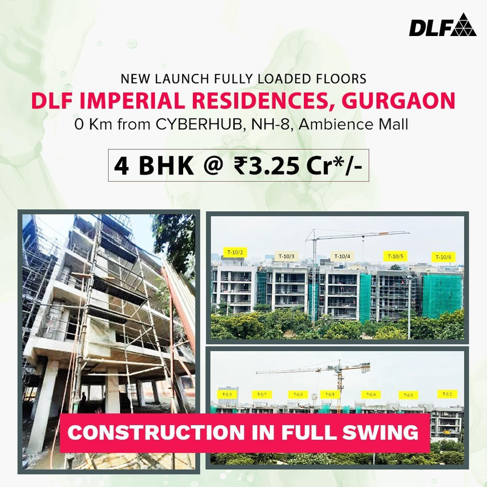 DLF Imperial Residences Gurgaon: Live Opulently in Spacious New-Age Floors** Update