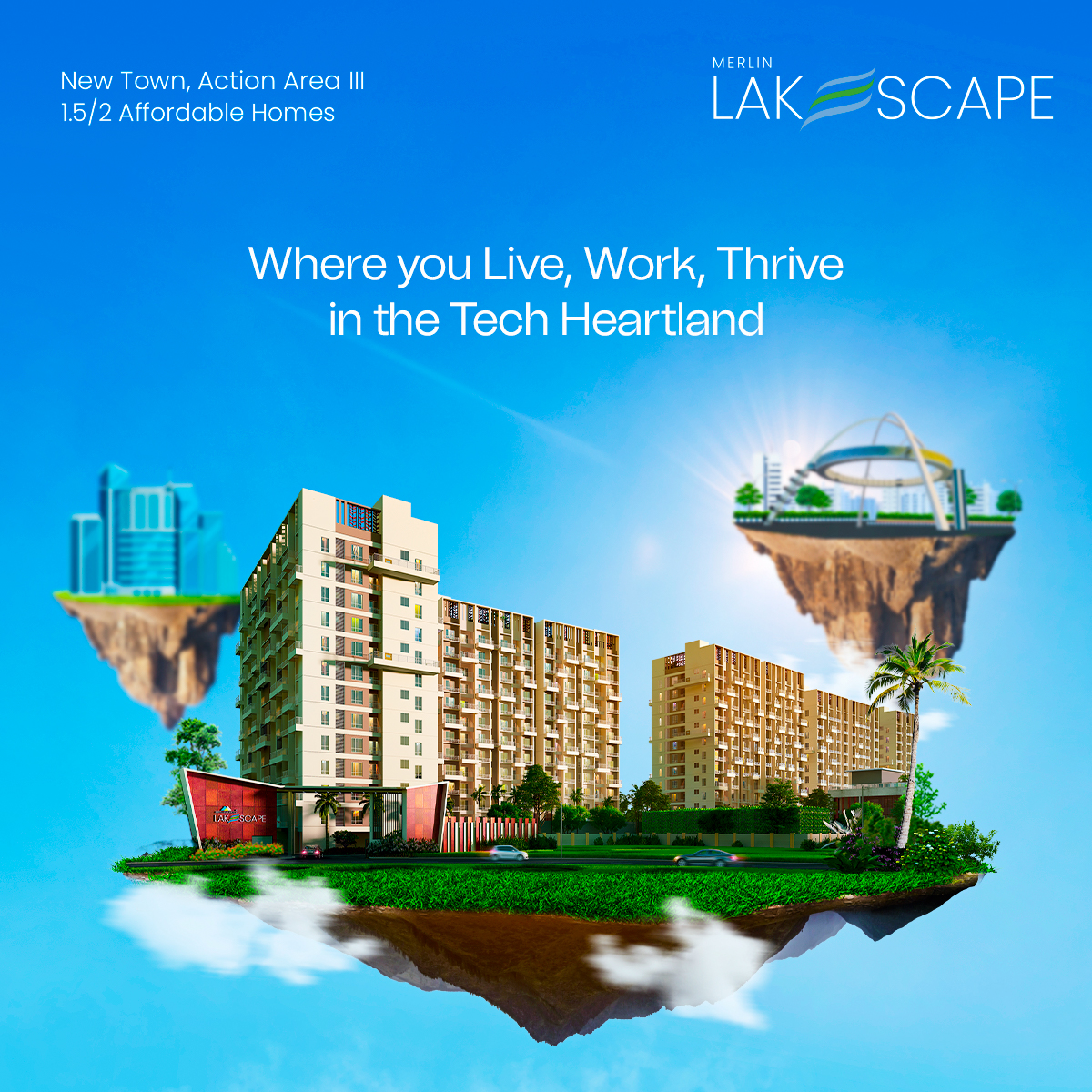 Looking for the perfect residence that combines natural elegance with modern comfort at Merlin Lakescape, Kolkata Update