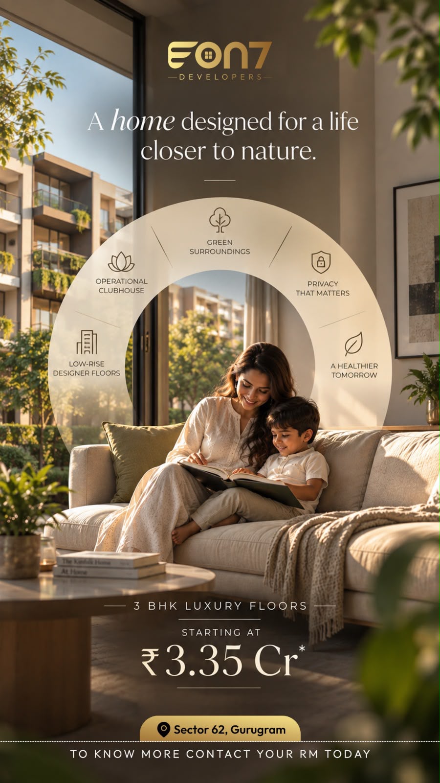 Discover Luxury Living with EON7 Developers in Gurugram || Green Living Spaces Starting at ₹3.35 Cr || Experience Closer-to-Nature Homes in Sector 62 Update