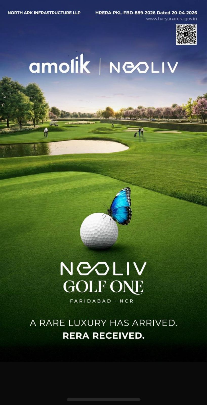 Experience Rare Luxury at Neoliv Golf One || RERA Approved Project in Faridabad || Discover Neoliv by Amolik Now Update