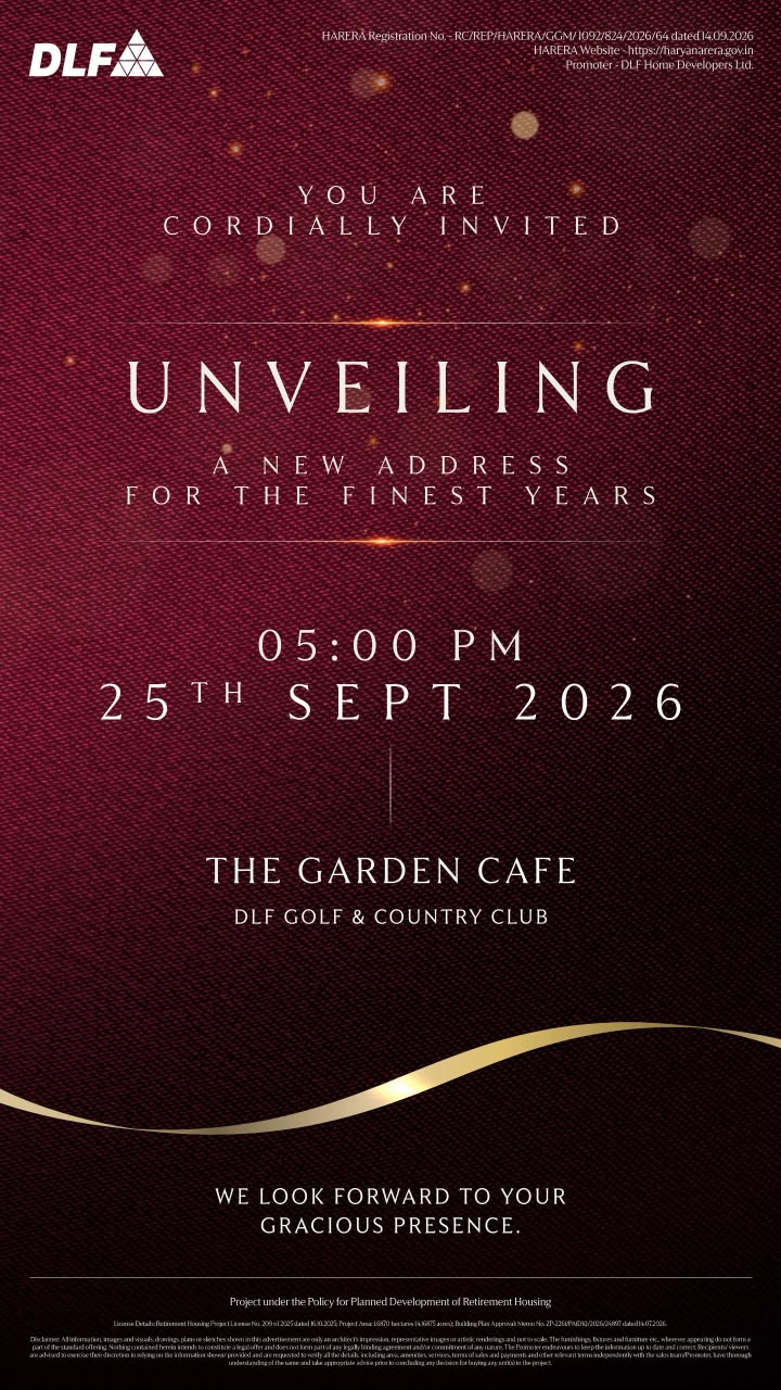 Join Us for the Unveiling - DLF || Unveiling at DLF Golf & Country Club || Invitation to DLF's Exclusive Event Update