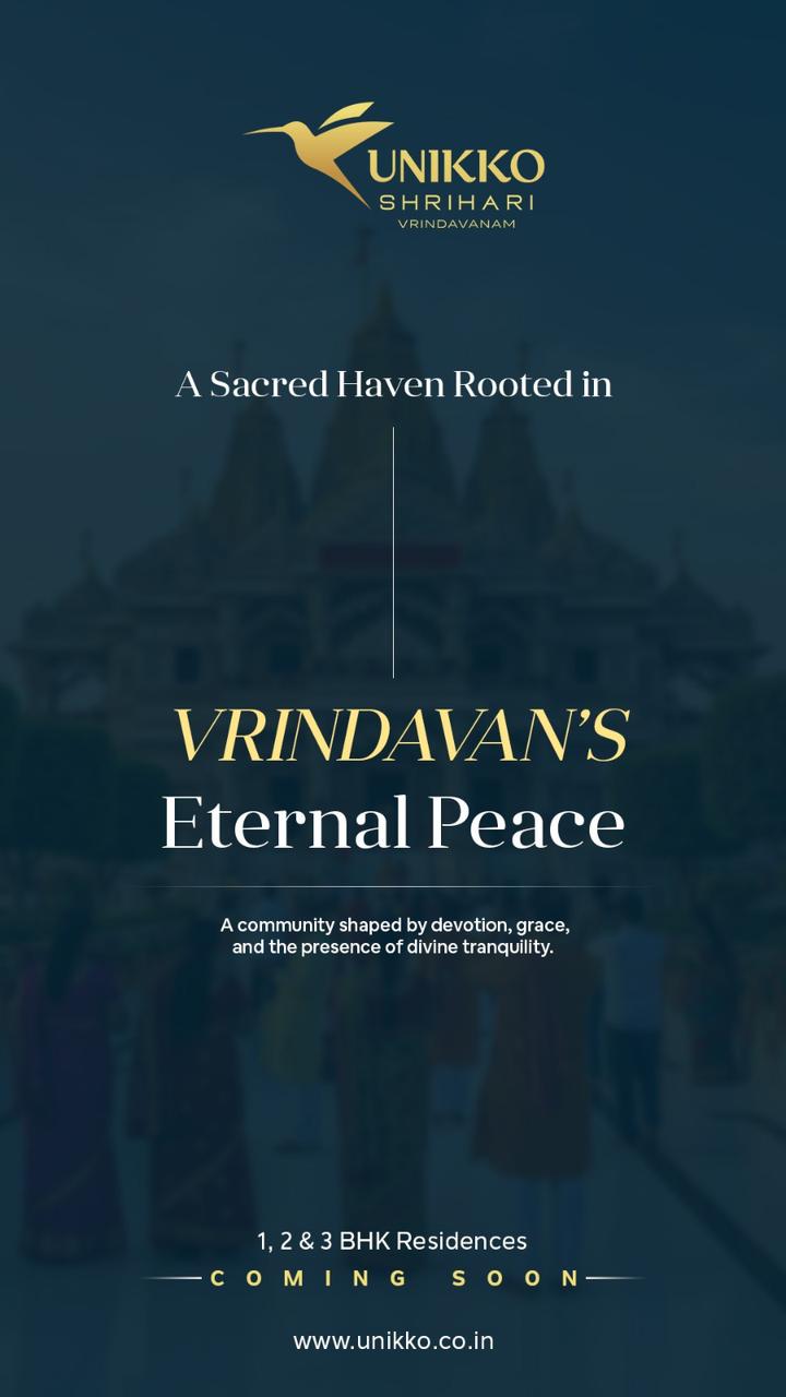 Experience Eternal Peace in Vrindavan with Unikko Shrihari Update