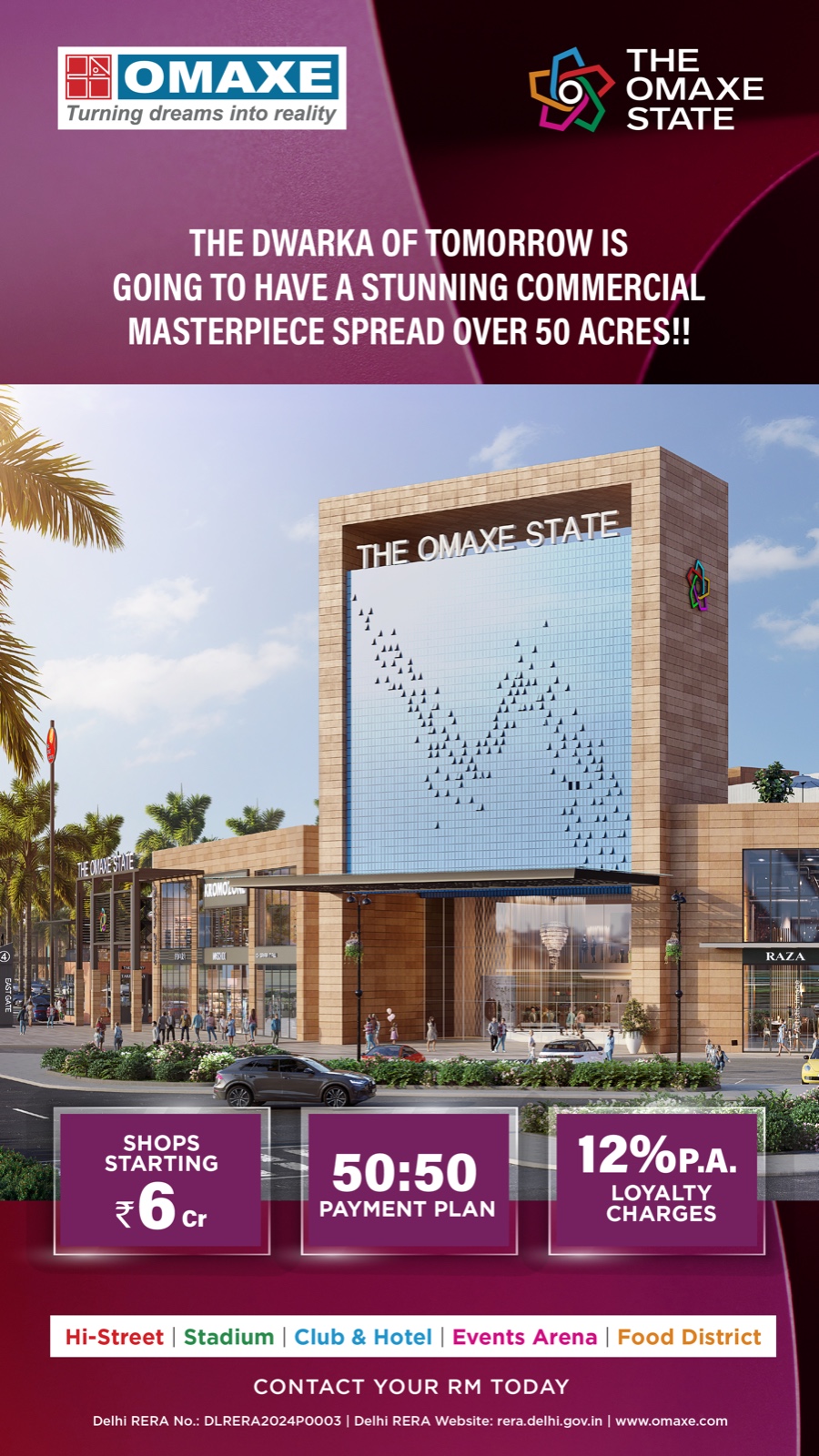 Explore The Omaxe State, Dwarka by Omaxe: Your Future Commercial Landmark Update