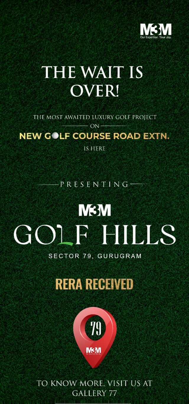 RERA Received at M3M Golf Estate Phase 2, Gurgaon Update