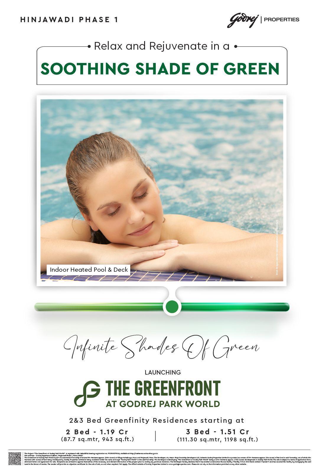 Discover Luxury Living at The Greenfront, Hinjawadi Phase 1, Starting at 1.19 Cr Update