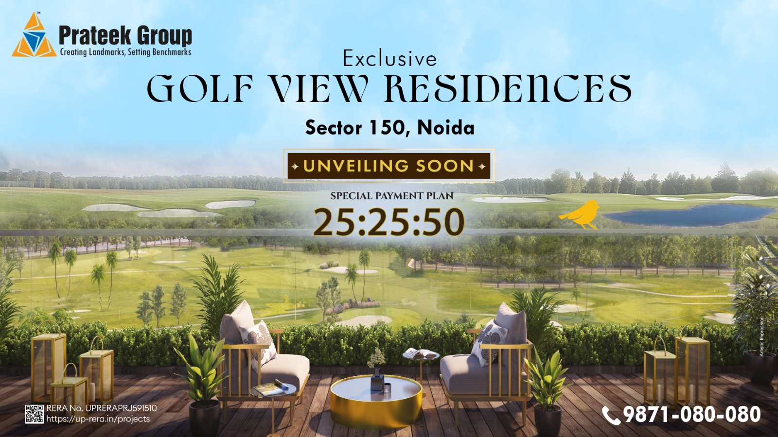 Golf View Residences by Prateek Group in Sector 150, Noida Update