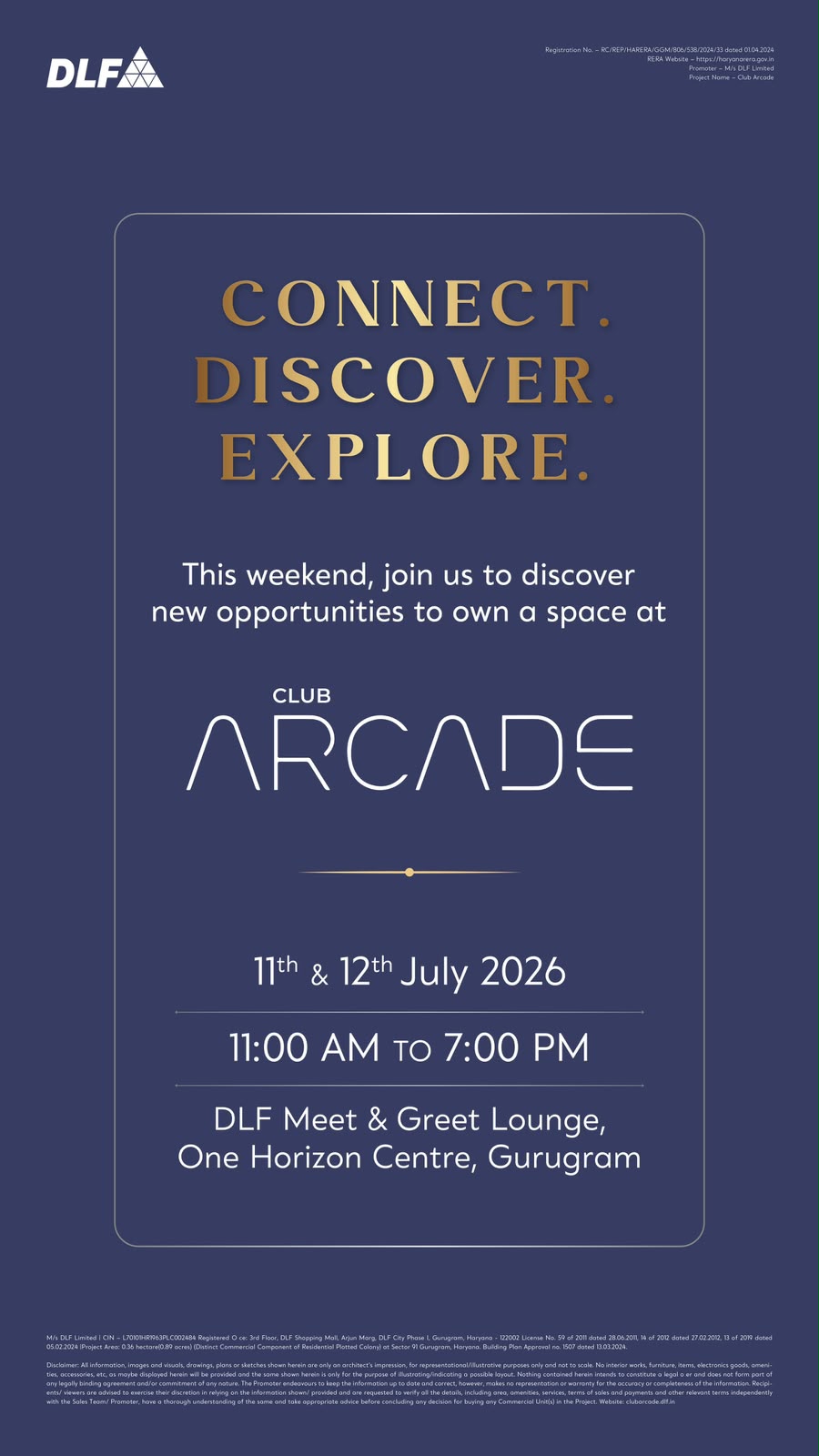Join Us This Weekend at Club Arcade || Discover New Opportunities at Club Arcade Gurugram || Explore Club Arcade on 11th & 12th July Update